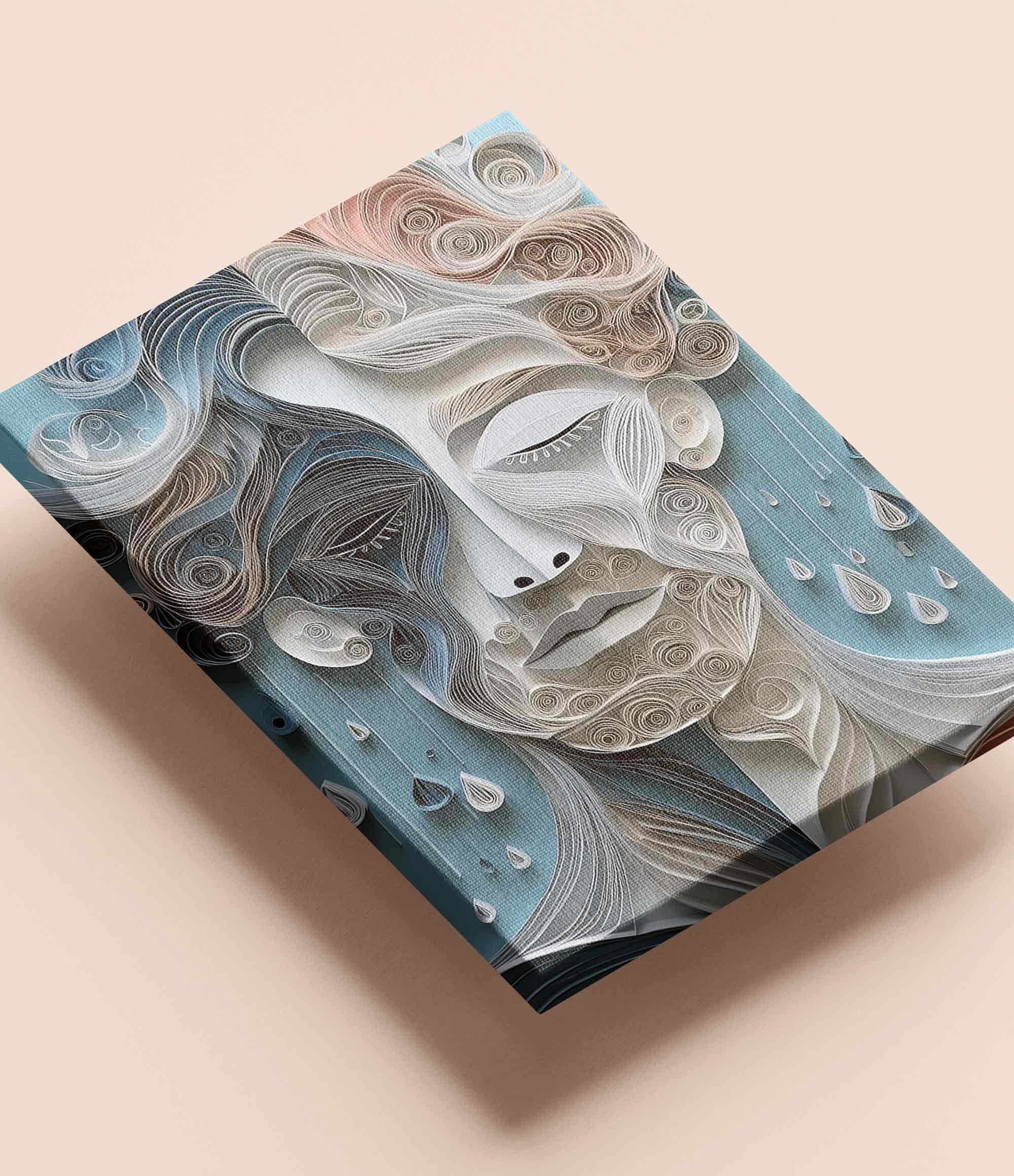 "Welt der Tränen" Leinwand, 30 x 40 cm - Vergiss Mein Nie