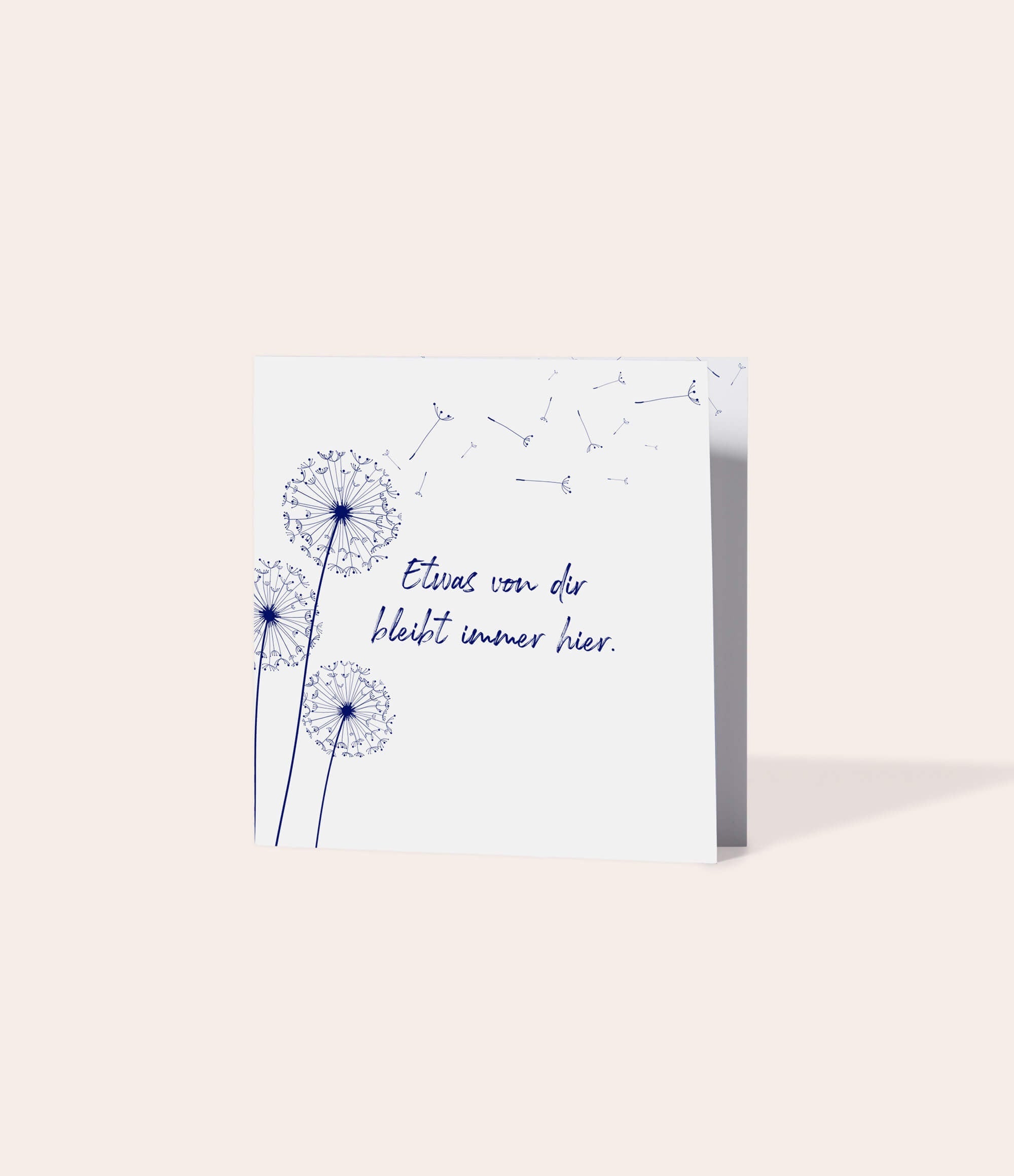 Karte "Pusteblume" - Vergiss Mein Nie