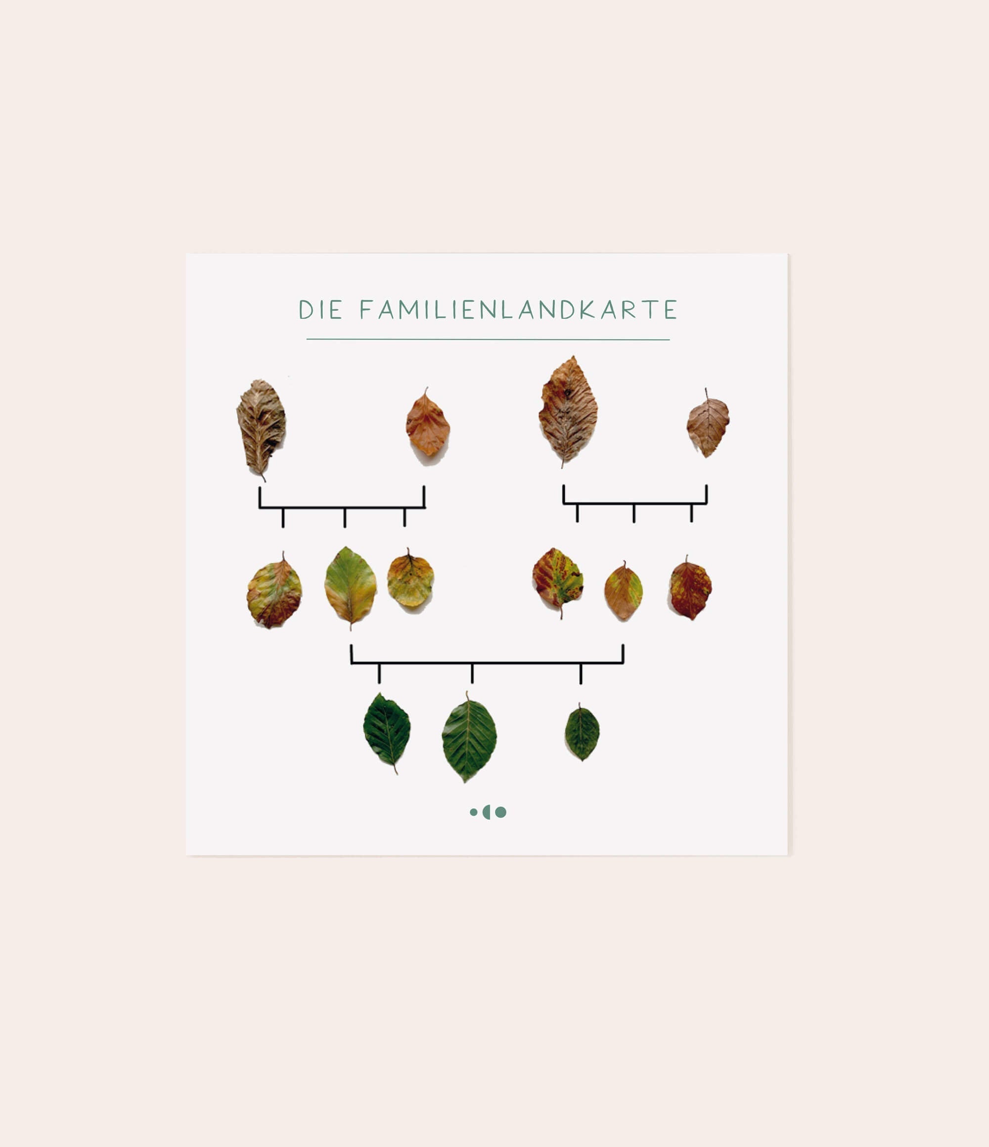 Schaubild - Karte "Familienlandkarte" - Vergiss Mein Nie