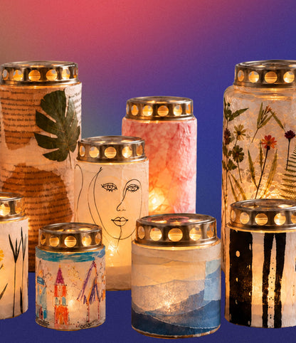 Leave a light on for me – Grablichter selbst gestalten, Trauerworkshop • 30.10.26 • Berlin