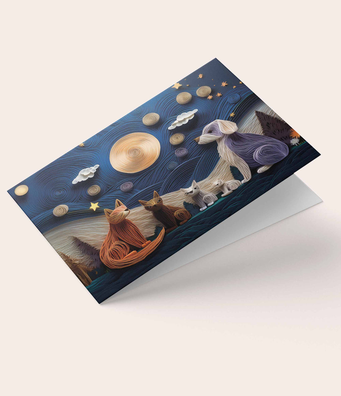 Karte "Vollmond - Rudel" - Vergiss Mein Nie