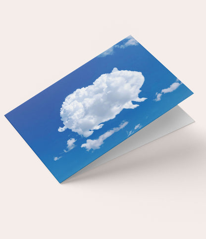 Karte "Wolkenmeerschweinchen" - Vergiss Mein Nie