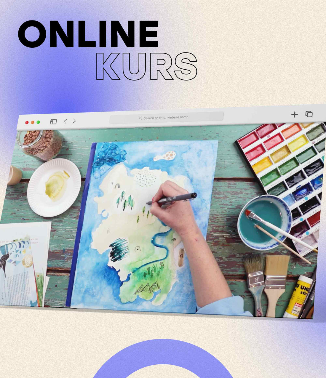 Online - Kurs: Gestalte deine Trauerlandkarte - Vergiss Mein Nie