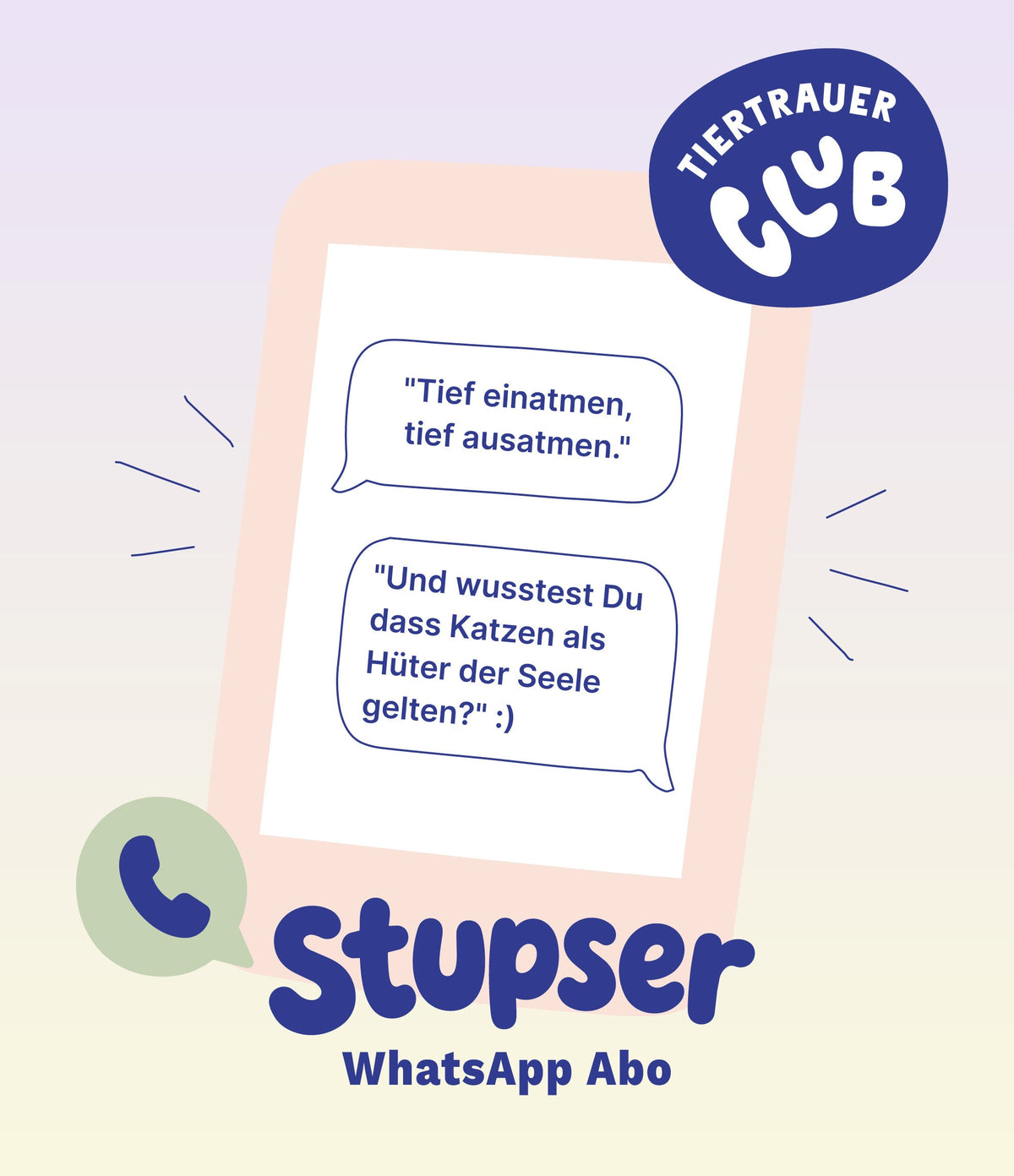 Tiertrauerclub Stupser-Abo - Vergiss Mein Nie