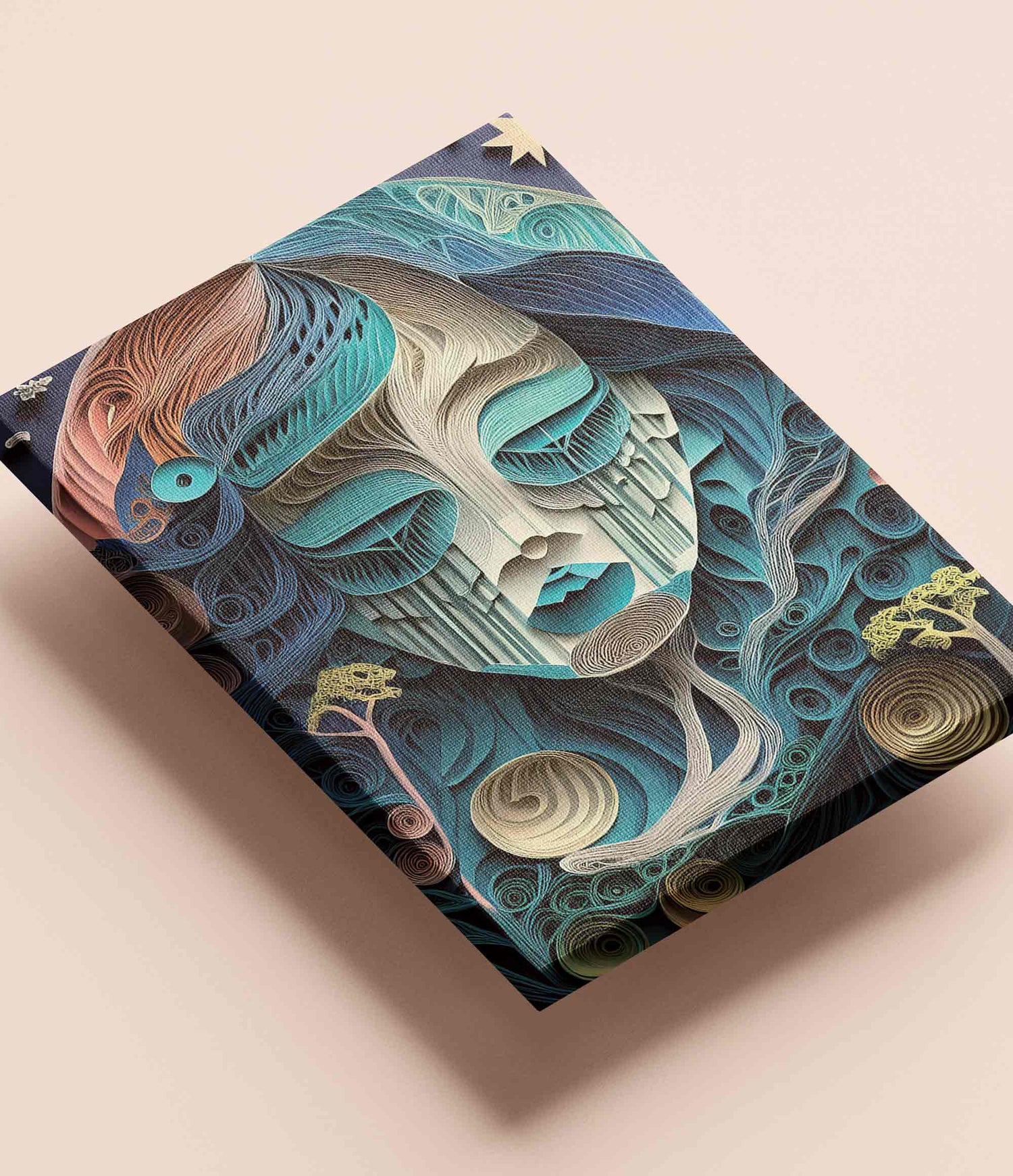 "Welt der Tränen" Leinwand, 30 x 40 cm - Vergiss Mein Nie