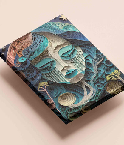 "Welt der Tränen" Leinwand, 30 x 40 cm - Vergiss Mein Nie