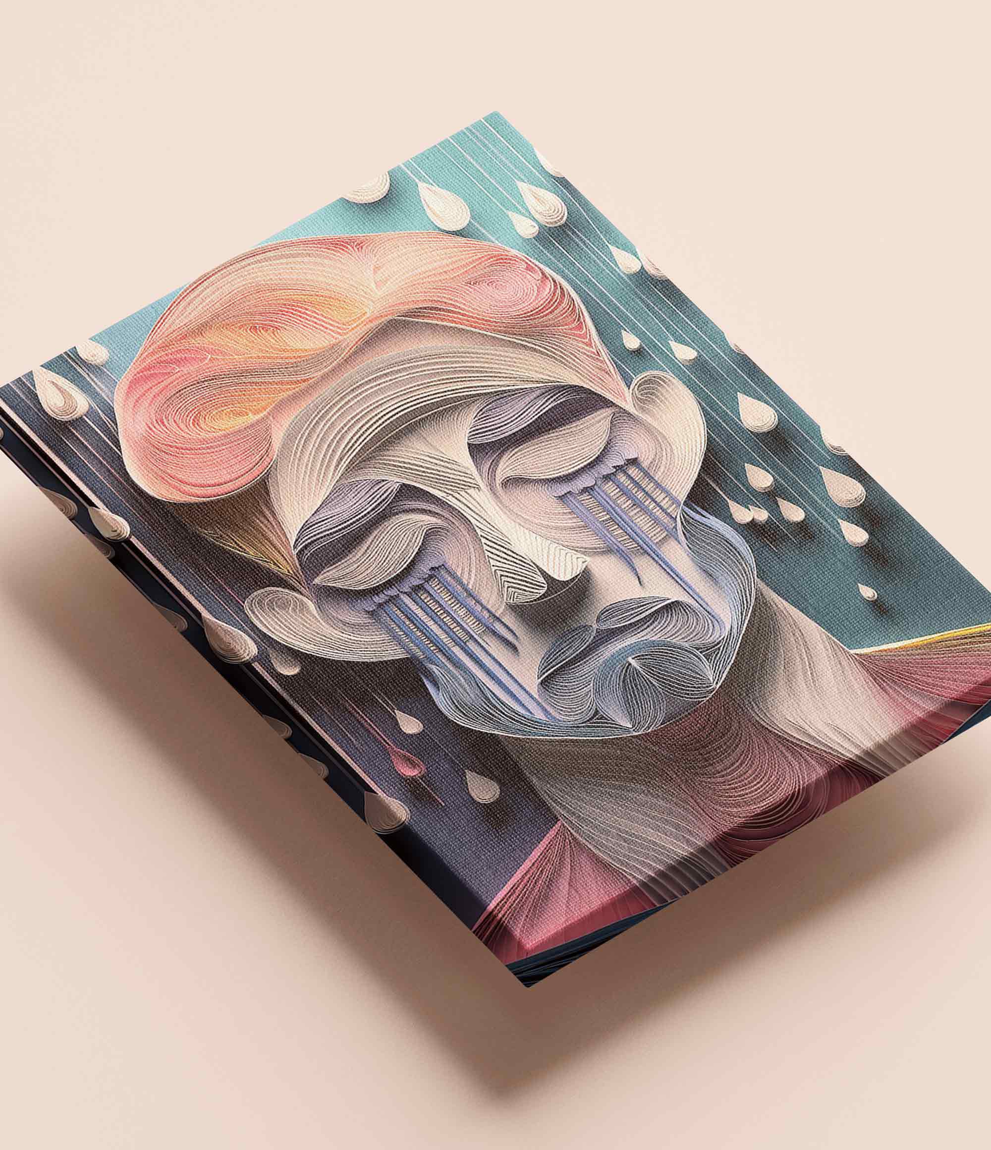 "Welt der Tränen" Leinwand, 30 x 40 cm - Vergiss Mein Nie