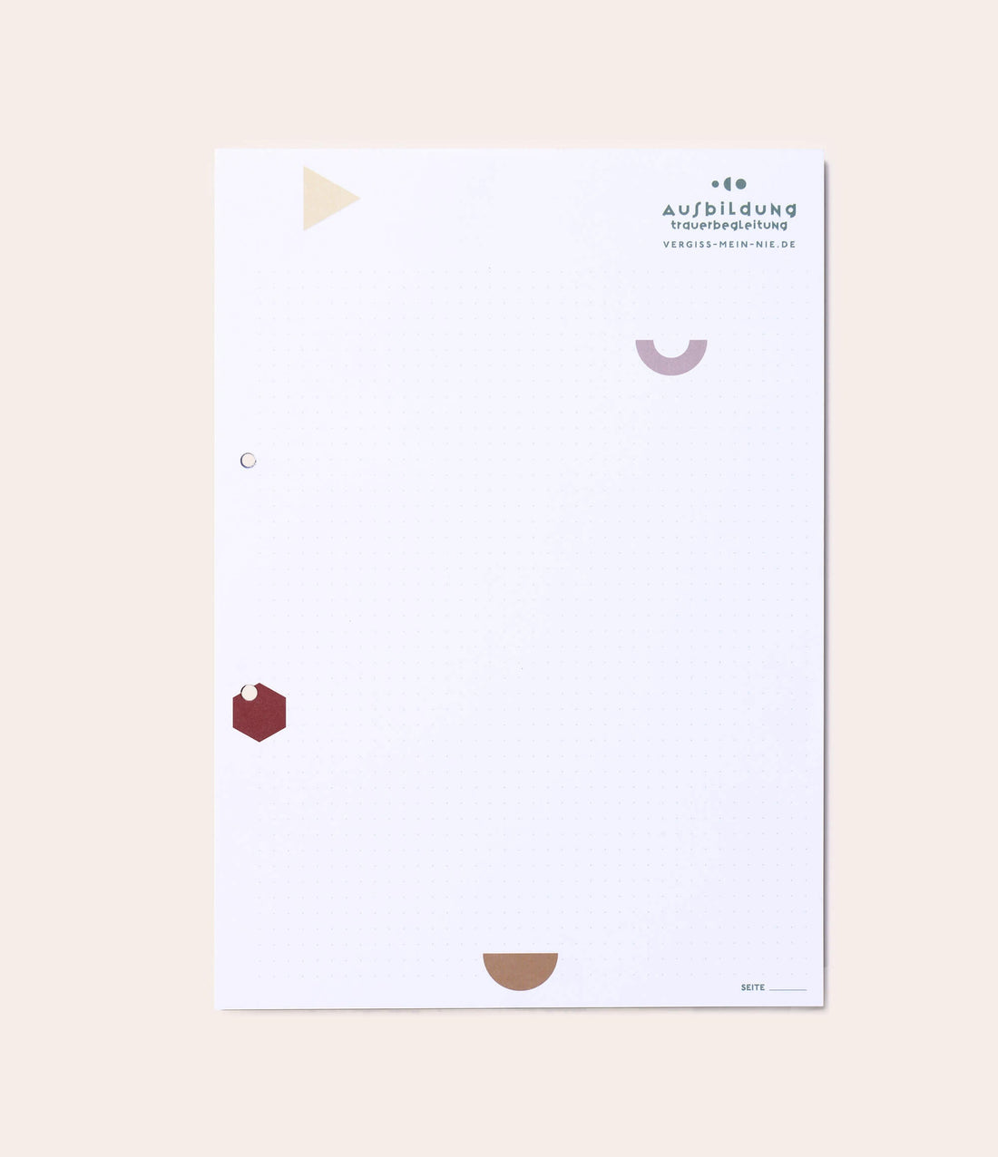 Ersatz - Notizblock (nur Ausbildung) - Vergiss Mein Nie