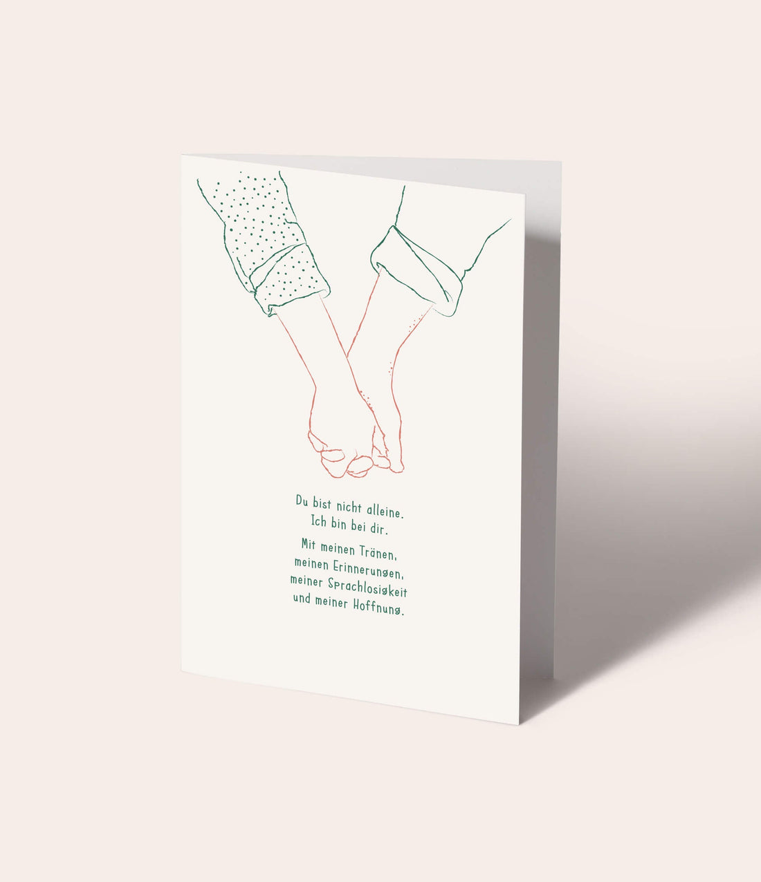 Karte "Ich bin bei Dir" - Vergiss Mein Nie