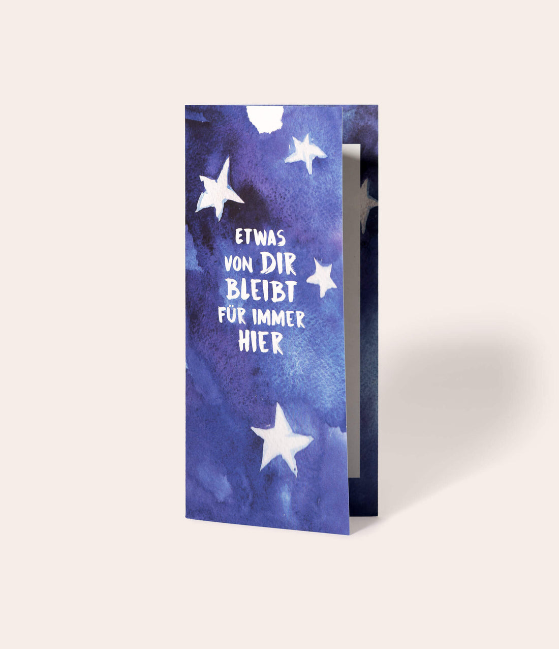 Karte "Sternenhimmel" - Vergiss Mein Nie