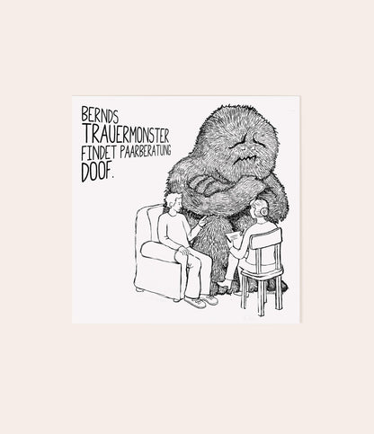 Trauergeschenkset "Trauermonsterparade" - Vergiss Mein Nie